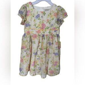Cynthia Rowley Floral Kids Dress  with purse size 6 new with tag